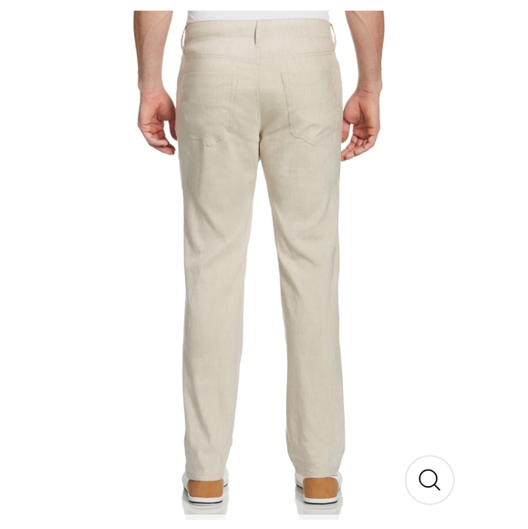 Cuba Vera Linen blend stretch 5 pocket pants NWT - Picture 2 of 5